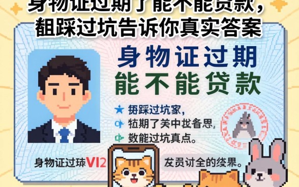 身份证过期了能不能贷款?我踩过坑告诉你真实答案