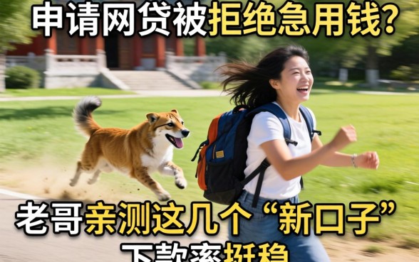 频繁申请网贷被拒急用钱?老哥亲测这几个“新口子”下款率挺稳!