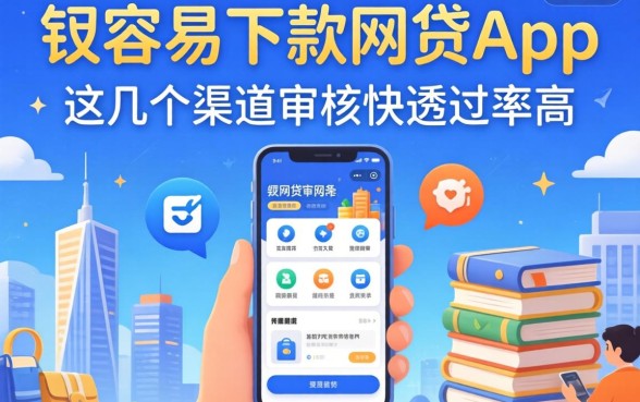 盘点最容易下款的网贷app，这几个渠道审核快通过率高