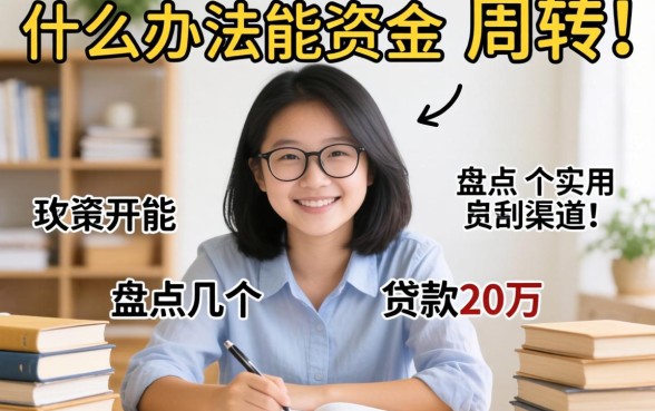 急需资金周转？什么办法能贷款20万，盘点几个实用的渠道