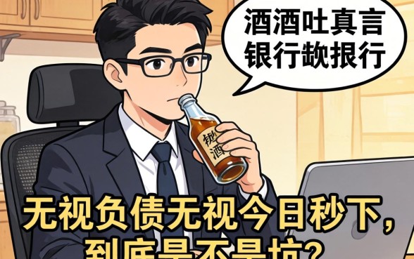 银行经理酒后吐真言：无视负债无视今日秒下，到底是不是坑？