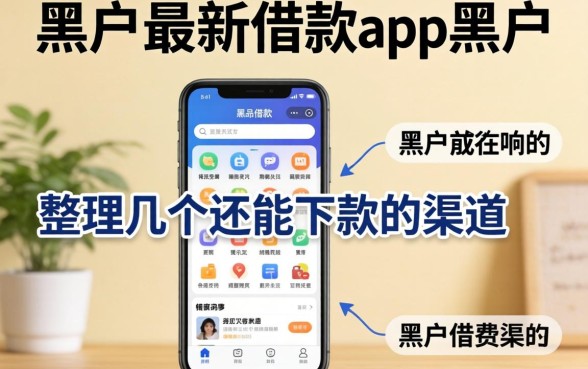 黑户2026最新借款app黑户：整理几个还能下款的渠道