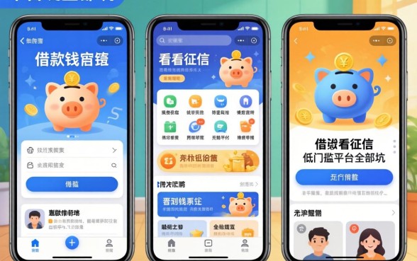 我试了几个像洋钱罐一样的借款软件,发现不看征信的低门槛平台全是坑