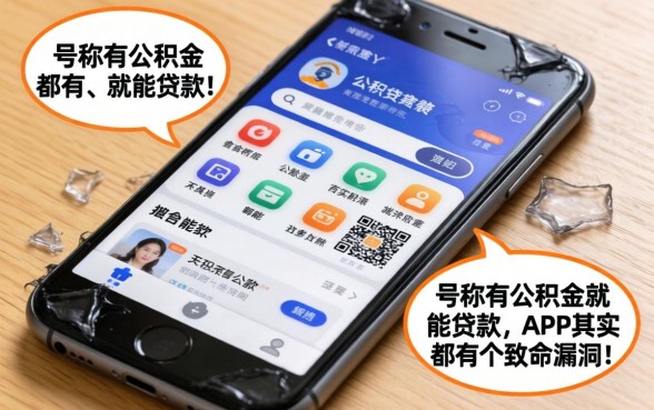 我翻烂了手机，发现那些号称有公积金就能贷款的APP其实都有个致命漏洞