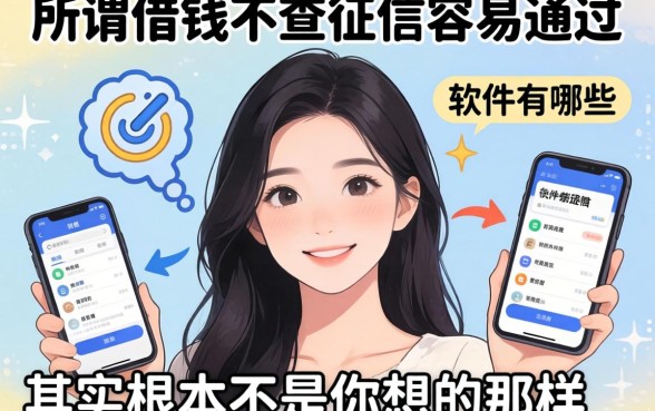 我试了一圈才发现,那些所谓借钱不查征信容易通过的软件有哪些,其实根本不是你想的那样