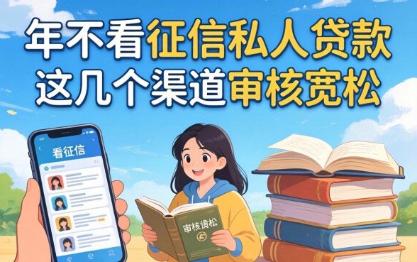 揭秘2026年不看征信私人贷款，这几个渠道审核宽松