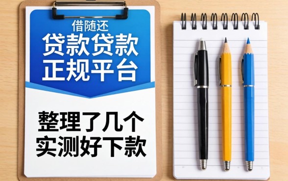 随借随还的贷款正规平台2026款:整理了几个实测好下款的