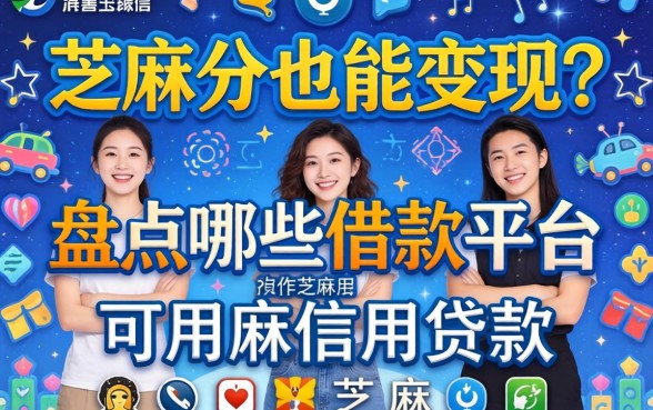 芝麻分也能变现？盘点哪些借款平台可以用芝麻信用贷款