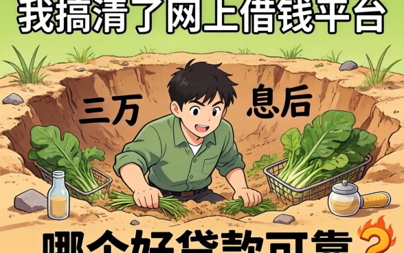 被坑三万利息后，我搞清了网上借钱平台哪个好贷款可靠