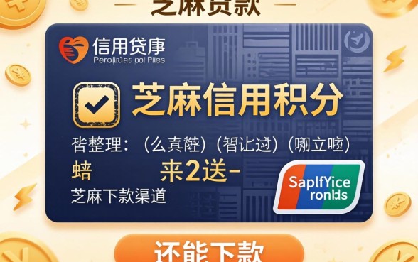 芝麻信用积分的贷款有哪些？整理几个还能下款的渠道
