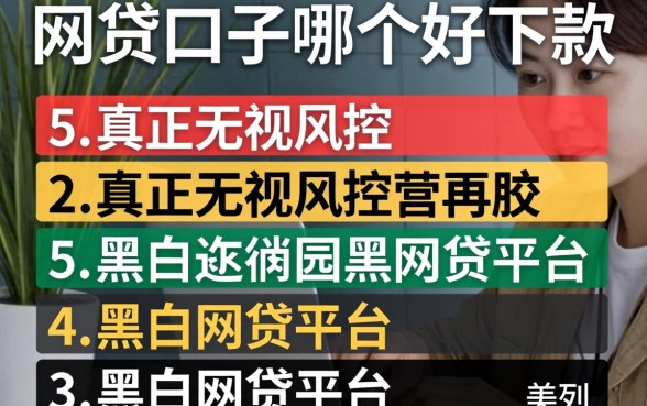 网贷口子哪个好下款，条列5个真正无视风控黑白的网贷平台