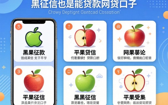 苹果能贷款的软件，详尽说明5个黑征信也能贷款的网贷口子