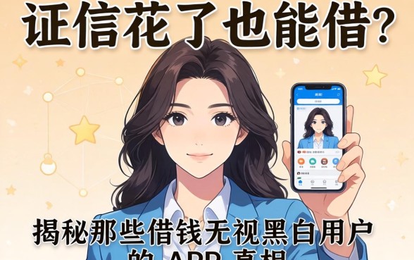 征信花了也能借?揭秘那些借钱无视黑白用户的app真相