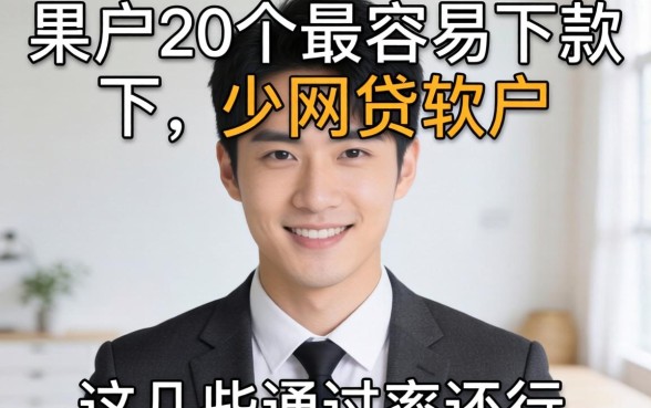 盘点黑户20个最容易下款的网贷软件，这几个通过率还行