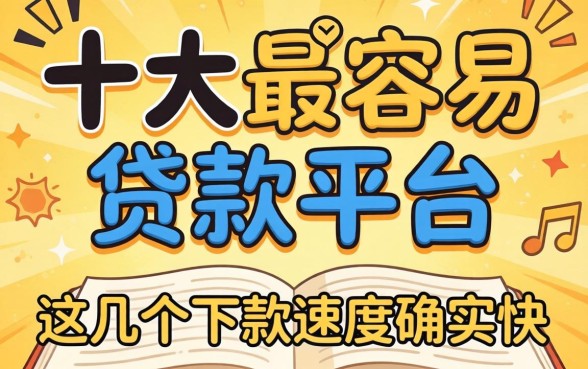 揭秘十大最容易贷款平台,这几个下款速度确实快