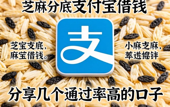 芝麻分底支付宝借钱：分享几个通过率高的口子