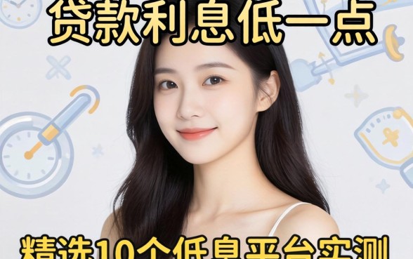 用什么贷款利息低一点呢？精选10个低息平台实测