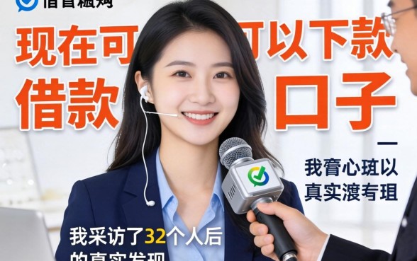 揭秘现在借款可以下款的口子：我采访了32个人后的真实发现