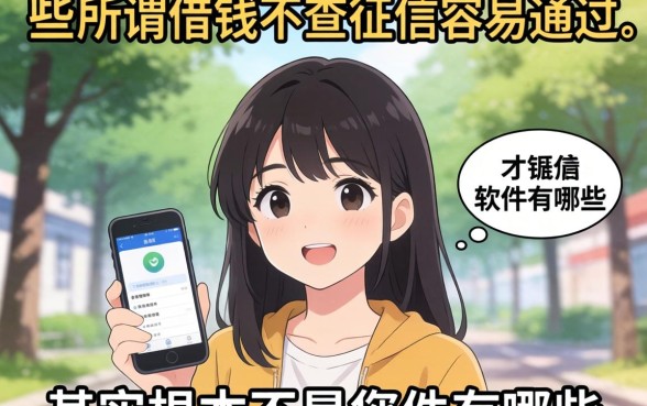 我试了一圈才发现,那些所谓借钱不查征信容易通过的软件有哪些,其实根本不是你想的那样