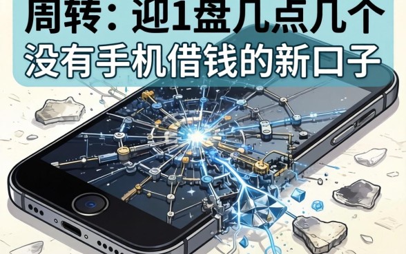 手机损坏急需周转？盘点几个没有手机借钱的新口子