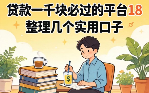 揭秘贷款一千块必过的平台18:整理几个实用的口子