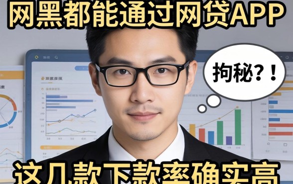 揭秘网黑都能通过的网贷app，这几款下款率确实高