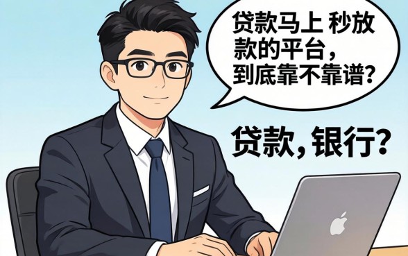 银行经理说真话:贷款马上秒放款的平台,到底靠不靠谱?