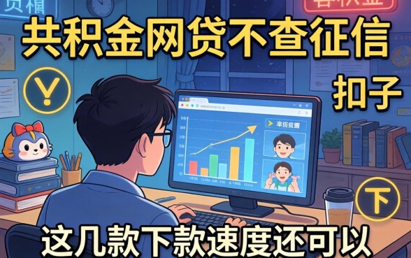 揭秘公积金网贷不查征信的扣子,这几款下款速度还可以