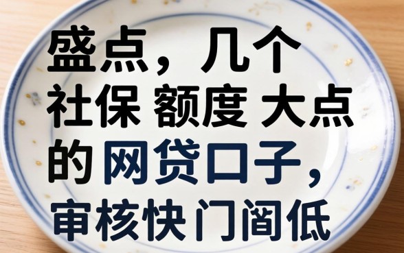 盘点几个社保额度大点的网贷口子，审核快门槛低