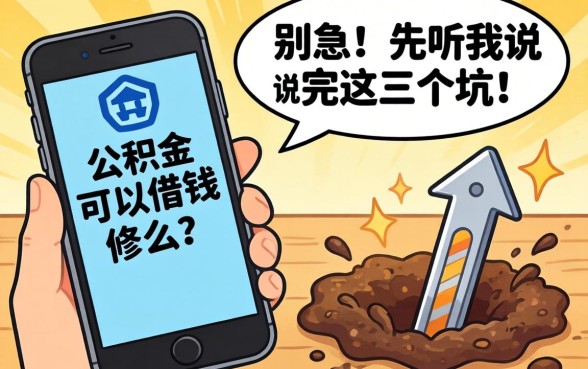 手机公积金可以借钱么？别急，先听我说完这三个坑