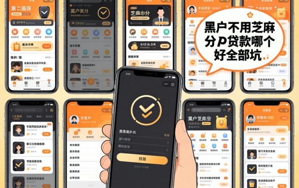 我试了十几个平台，发现黑户不用芝麻分的贷款app哪个好全是坑