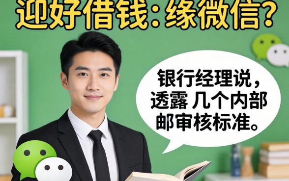微信有什么好借钱的？银行经理透露几个内部审核标准