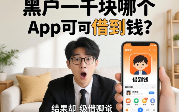 我试遍了全网,黑户一千块哪个app可借到钱,结果却让人意外
