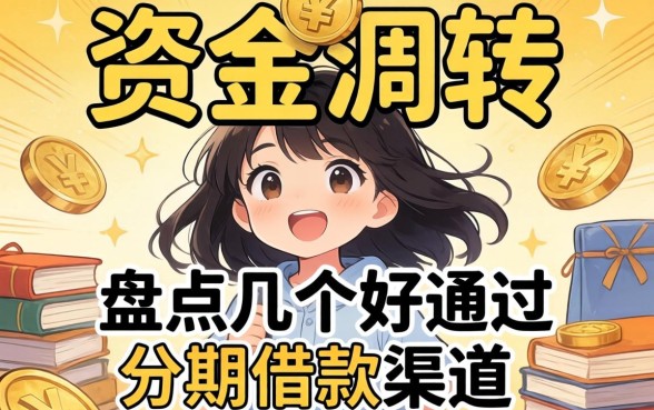 急需资金周转？盘点几个好通过的分期借款渠道