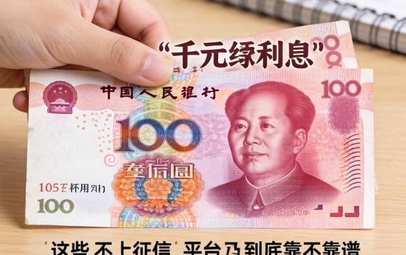我借了一千元没利息,这些不上征信的平台到底靠不靠谱