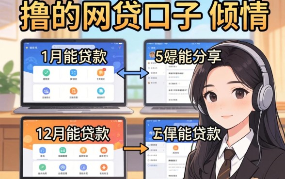 有什么好撸的网贷口子,倾情分享五个12月能贷款的平台