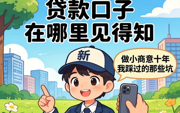 新贷款口子在哪里得知？做小生意十年我踩过的那些坑