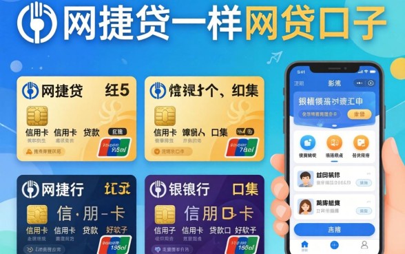 类似农行网捷贷一样的网贷口子，归集5个信用卡贷款口子好软件