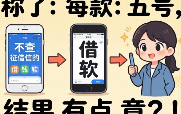 我试了五款号称不查征信的借钱软件,结果有点意外