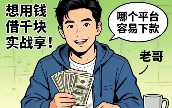 急用钱想借几千块,哪个平台容易下款?老哥分享实战经验