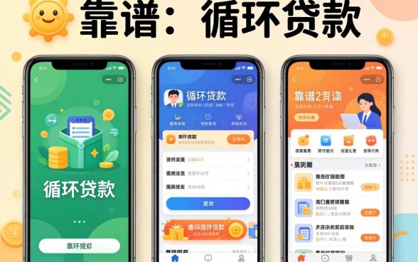 整理了几个靠谱的循环贷款的软件，有需要的可以看看