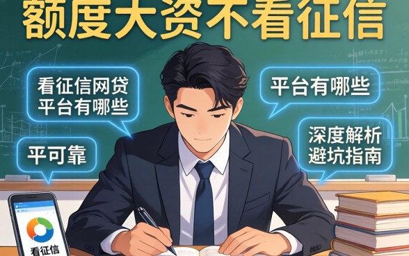 急需资金周转？额度大不看征信的网贷有哪些平台可靠？深度解析避坑指南