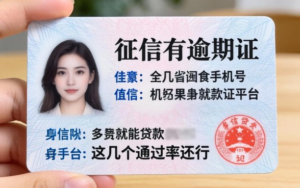 揭秘征信有逾期身份证手机号就能贷款的平台,这几个通过率还行