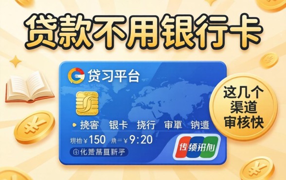 揭秘有没有贷款不用银行卡的平台,这几个渠道审核快