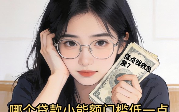 手头紧想借点钱救急？哪个贷款小额度门槛低一点？这几个平台或许能帮到你