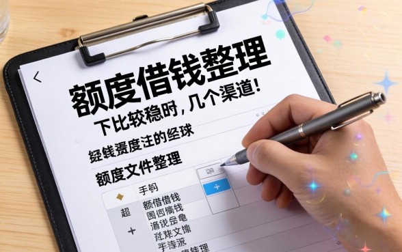 手机号额度借钱文件整理:下款比较稳的几个渠道