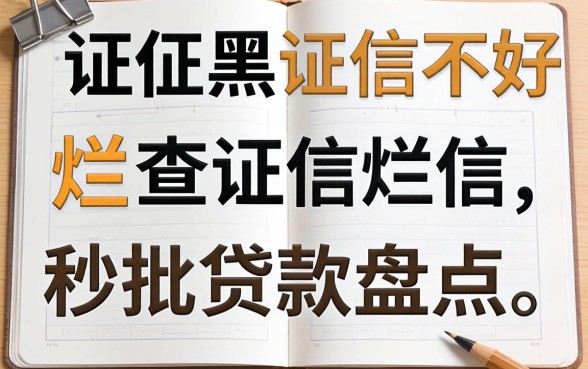 征信黑征信不好征信烂不查征信分期的秒批贷款盘点