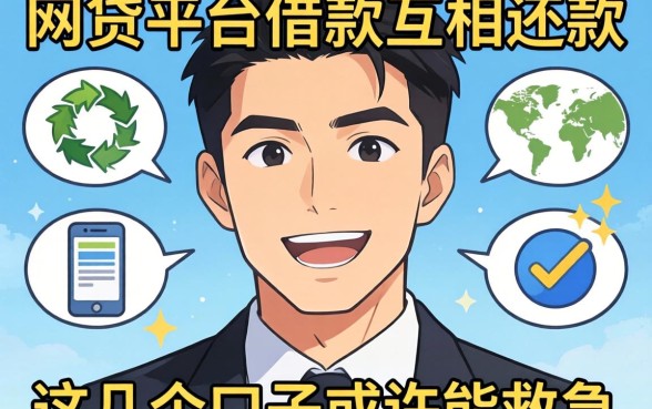 揭秘不同的网贷平台借款互相还款，这几个口子或许能救急