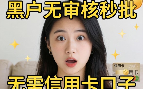 我试了那些黑户无审核秒批无需信用卡的口子,结果让我有点意外