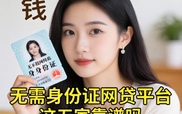 急需用钱却不想泄露隐私?揭秘无需身份证的网贷平台,这五家靠谱吗?